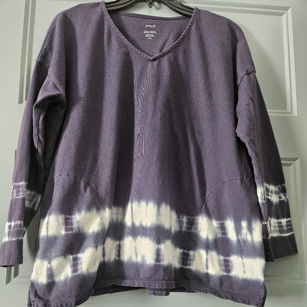 Pure Jill small petite 100% cotton top that has the cutest pockets also
